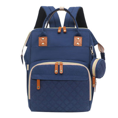 Logotipo personalizado Mãe Saco Bebê Mochila de fraldas com berço de viagem e estação de mudança
