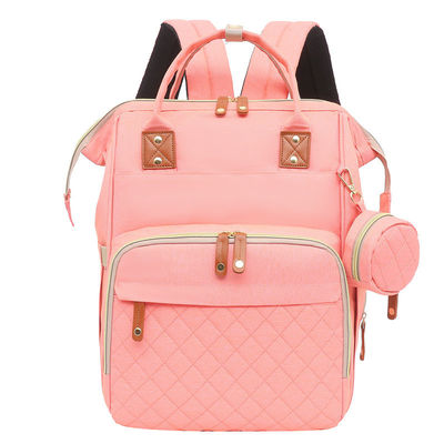 Logotipo personalizado Mãe Saco Bebê Mochila de fraldas com berço de viagem e estação de mudança