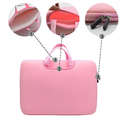 Bolsas personalizadas de Sky Blue Neoprene para laptops de 12 13 15 polegadas