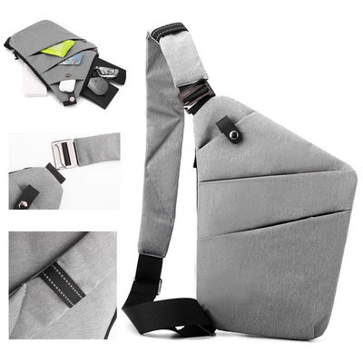 Bolsa de Sling de Peito Antiroubo Multifuncional Personalizada Bolsa de Mensageiro Crossbody para Homens