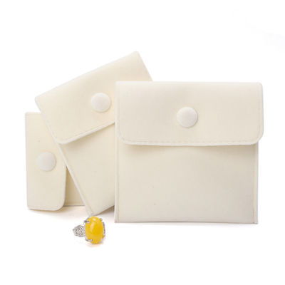 OEM/ODM aceitável bolsas de jóias de microfibra logotipo personalizado bolsas de brincos para chegadas