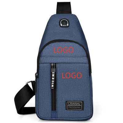 Bolsa de mensageiro versátil com logotipo personalizado Ideal para escritório casual ou saídas de encontro masculino