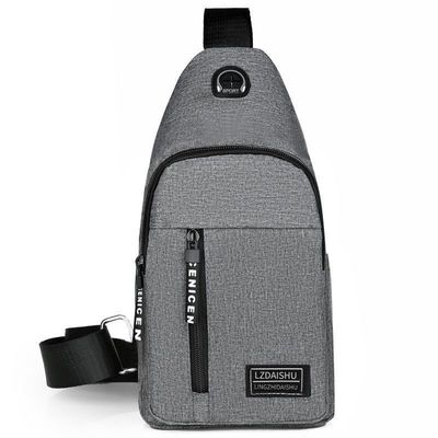 Bolsa de mensageiro versátil com logotipo personalizado Ideal para escritório casual ou saídas de encontro masculino
