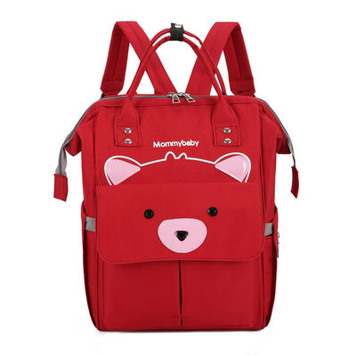 Saco de fraldas grande anti-roubo com design conversível e padrão sólido