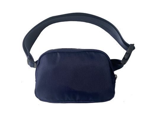 2024 Nylon Feminino Cinturão Corpo Cruzado Saco de cintura para cão Saco de coxa e exercício esportivo Correndo