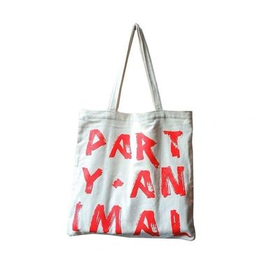 Modelo mais moderno Feminino Um ombro Simples OEM Impressão Saco de compras para mulheres