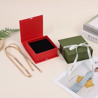 Embalagem de jóias de cores personalizadas Caixa de papel de presente deslizante para maquiagem cosmética