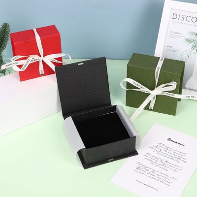 Embalagem de jóias de cores personalizadas Caixa de papel de presente deslizante para maquiagem cosmética