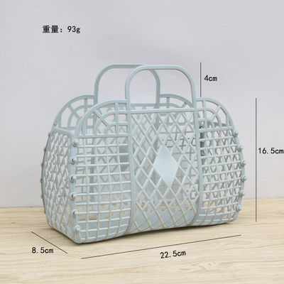 Saco de praia para crianças Cesto de presente reutilizável de fechamento aberto Saco de plástico para meninas e mais