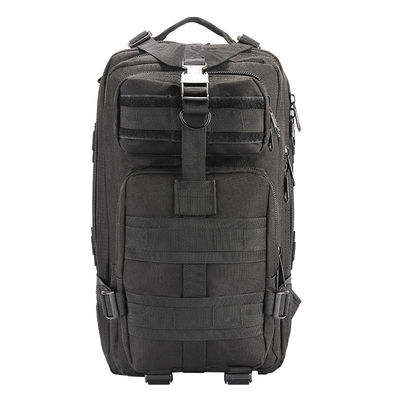 Mochila tática de nylon de 30L com bolso de fecho interior e cinto de ombro arqueado