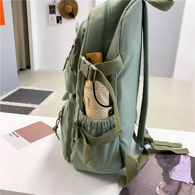 Mochila de vento de tecido de Oxford para estudantes do ensino fundamental e do ensino secundário com compartimento interior