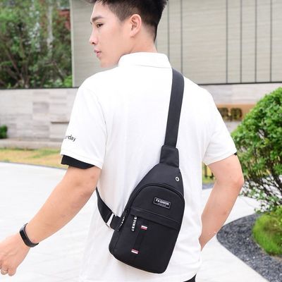 Saco de cintura Unisex para jovens Mochila pequena para esportes Tendência de cor sólida Saco de mensageiro de ombro único