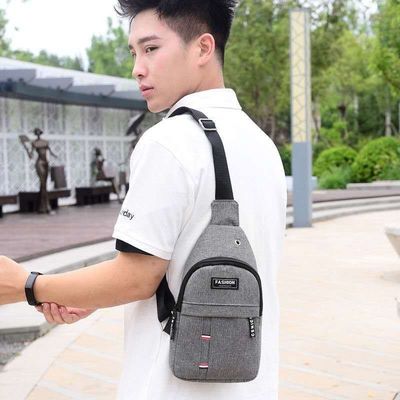 Saco de cintura Unisex para jovens Mochila pequena para esportes Tendência de cor sólida Saco de mensageiro de ombro único