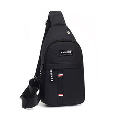 Saco de cintura Unisex para jovens Mochila pequena para esportes Tendência de cor sólida Saco de mensageiro de ombro único