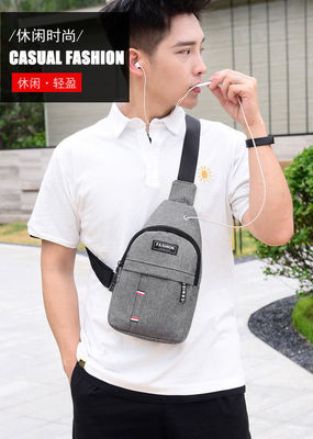 Saco de cintura Unisex para jovens Mochila pequena para esportes Tendência de cor sólida Saco de mensageiro de ombro único