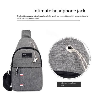 Saco de cintura Unisex para jovens Mochila pequena para esportes Tendência de cor sólida Saco de mensageiro de ombro único
