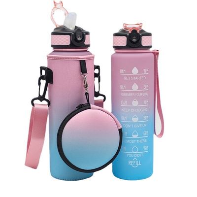 Logotipo personalizado Neoprene refrigerador de garrafa de água com cinturão de ombro ajustável e bolsa