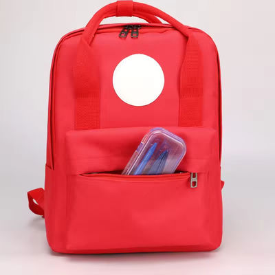 Mochila de crianças de grande capacidade com logotipo personalizado e desenho animado