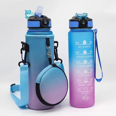 Logotipo personalizado Neoprene refrigerador de garrafa de água com cinturão de ombro ajustável e bolsa