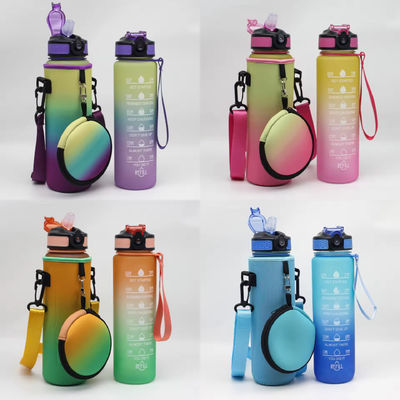Logotipo personalizado Neoprene refrigerador de garrafa de água com cinturão de ombro ajustável e bolsa