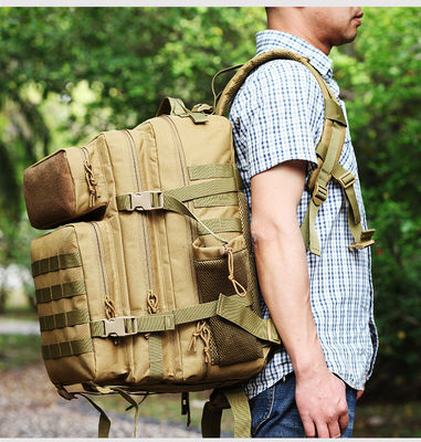 Mochila de sobrevivência tática grande Mochila para a vida diária e função de compartimento interior