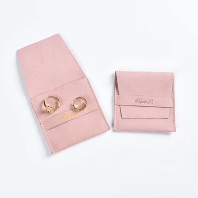 Logotipo personalizado Pedaços de dados pequenos Pulseiras de braceletes Colares de veludo Embalagem de pó Bolsa de presente