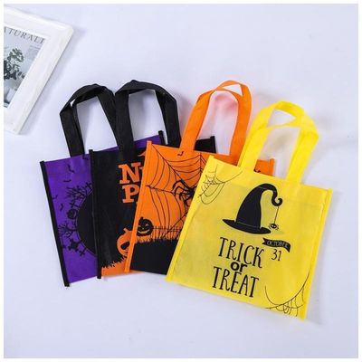 Decorações de Halloween Requisitos Criança Portátil Bomba de Tecido Bolsa de Doces para Crianças Festa