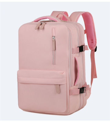 OEM/ODM aceita Mochila funcional de viagem com carregamento USB