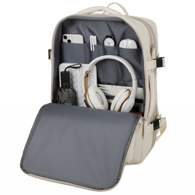 OEM/ODM aceita Mochila funcional de viagem com carregamento USB