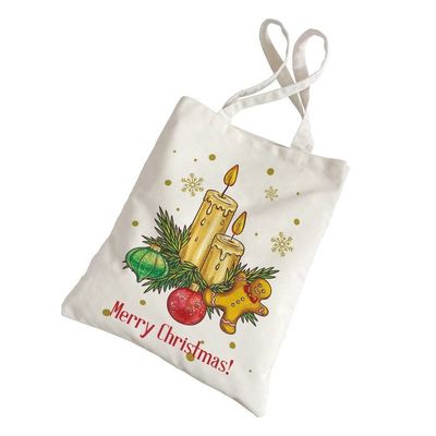 Impressões de cartas simples de grande capacidade Bolsa de lona para mulheres Bolsas de mão Casual Tote Bolsa de compras de viagem