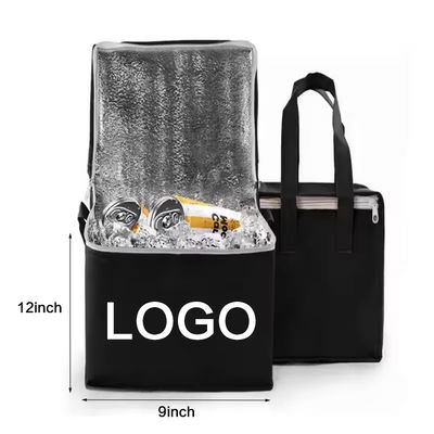 Logotipo personalizado Soft-loop Cooler Bag para Isolado Green Grocery Picnic cerveja e muito mais