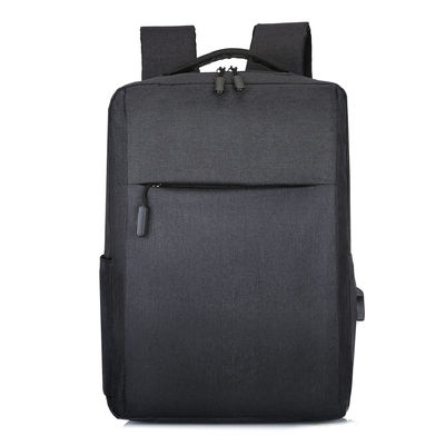 Black Custom Logo Unisex Ergonômica Anti-roubo Mochilas de laptop de nylon inteligente com USB