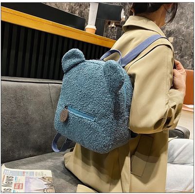 OEM/ODM aceitável Mochila de moda Mochila escolar Mochila impermeável Mochila de pelúcia para crianças