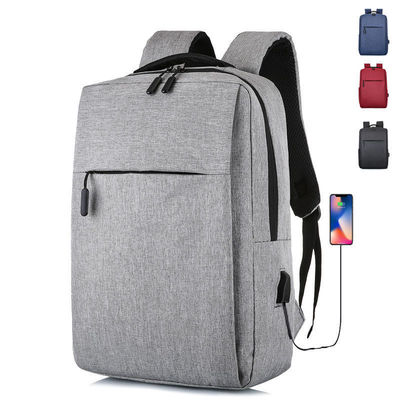 Black Custom Logo Unisex Ergonômica Anti-roubo Mochilas de laptop de nylon inteligente com USB