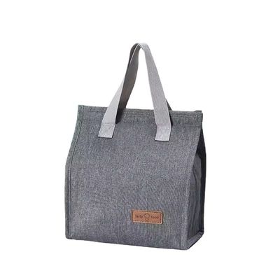 Bolsa de compras de poliéster Cooler do almoço Tote térmico para isolamento simples e de moda