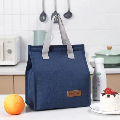 Bolsa de compras de poliéster Cooler do almoço Tote térmico para isolamento simples e de moda
