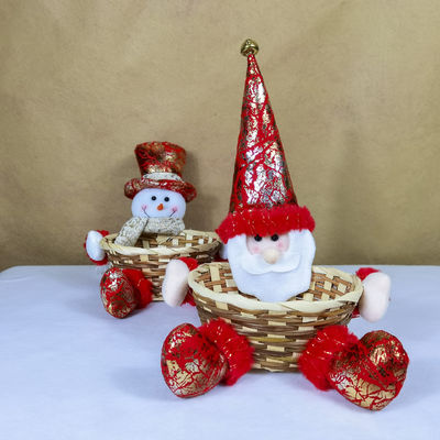 Aceitável OEM/ODM Decoração personalizada de escritório de Natal Carrinho de doces para presente para casa