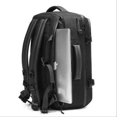 Mochila de negócios de revestimento de poliéster com grande capacidade e material oxford impermeável