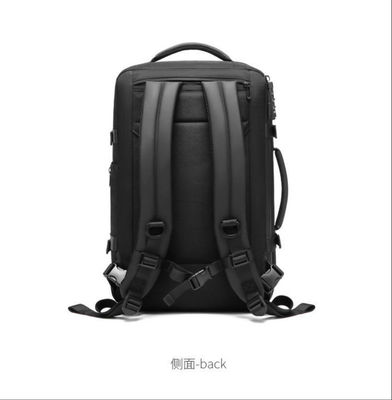 Mochila de negócios de revestimento de poliéster com grande capacidade e material oxford impermeável