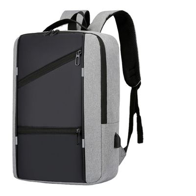 Mochila personalizada para laptops masculino com design anti-roubo e porta de carregamento USB