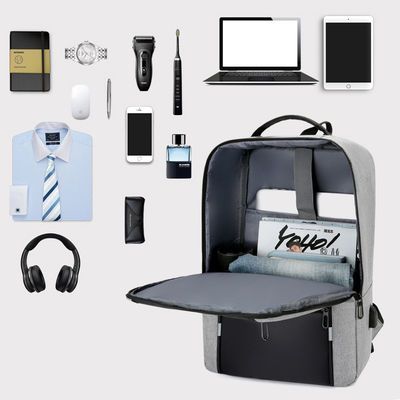 Mochila personalizada para laptops masculino com design anti-roubo e porta de carregamento USB