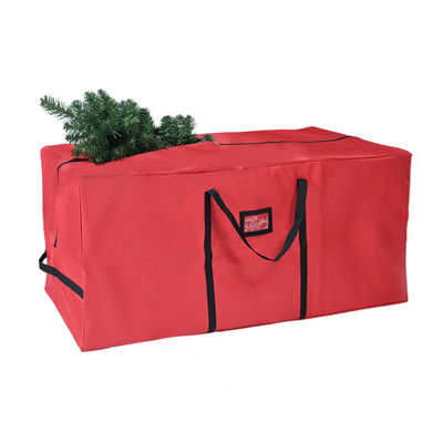Cores personalizadas Saco de armazenamento de árvore de Natal resistente à poeira durável 600d Oxford