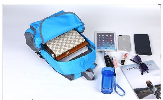 Mochila de modelo elegante para portátil Sistema de transporte de tecido Oxford Bolsa escolar Logotipo personalizado