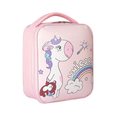 Curiosidade personalizada de desenhos animados Dinossauro Espaço Isolado Crianças Bolsa de almoço com isolamento