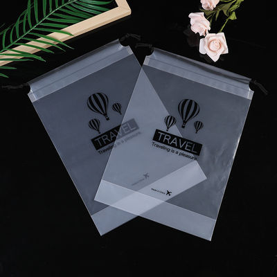 Logotipo personalizado Impresso Saco de cordas para maquiagem e embalagem de presentes