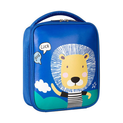 Curiosidade personalizada de desenhos animados Dinossauro Espaço Isolado Crianças Bolsa de almoço com isolamento