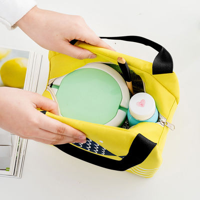 Saco de almoço térmico para crianças caixa de almoço colorida isolada personalizada