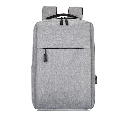 Logotipo personalizado Estilo de Moda Viagem Escola Bolsa da Faculdade Smart USB Bolsa de Laptop para Computador