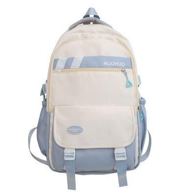 Saco de mochila de escola de pequeno porte rosa de grande capacidade para crianças em padrão de letras