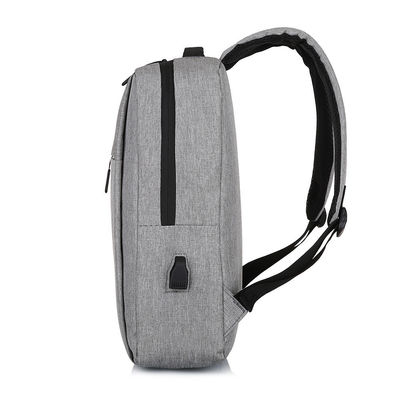 Logotipo personalizado Estilo de Moda Viagem Escola Bolsa da Faculdade Smart USB Bolsa de Laptop para Computador